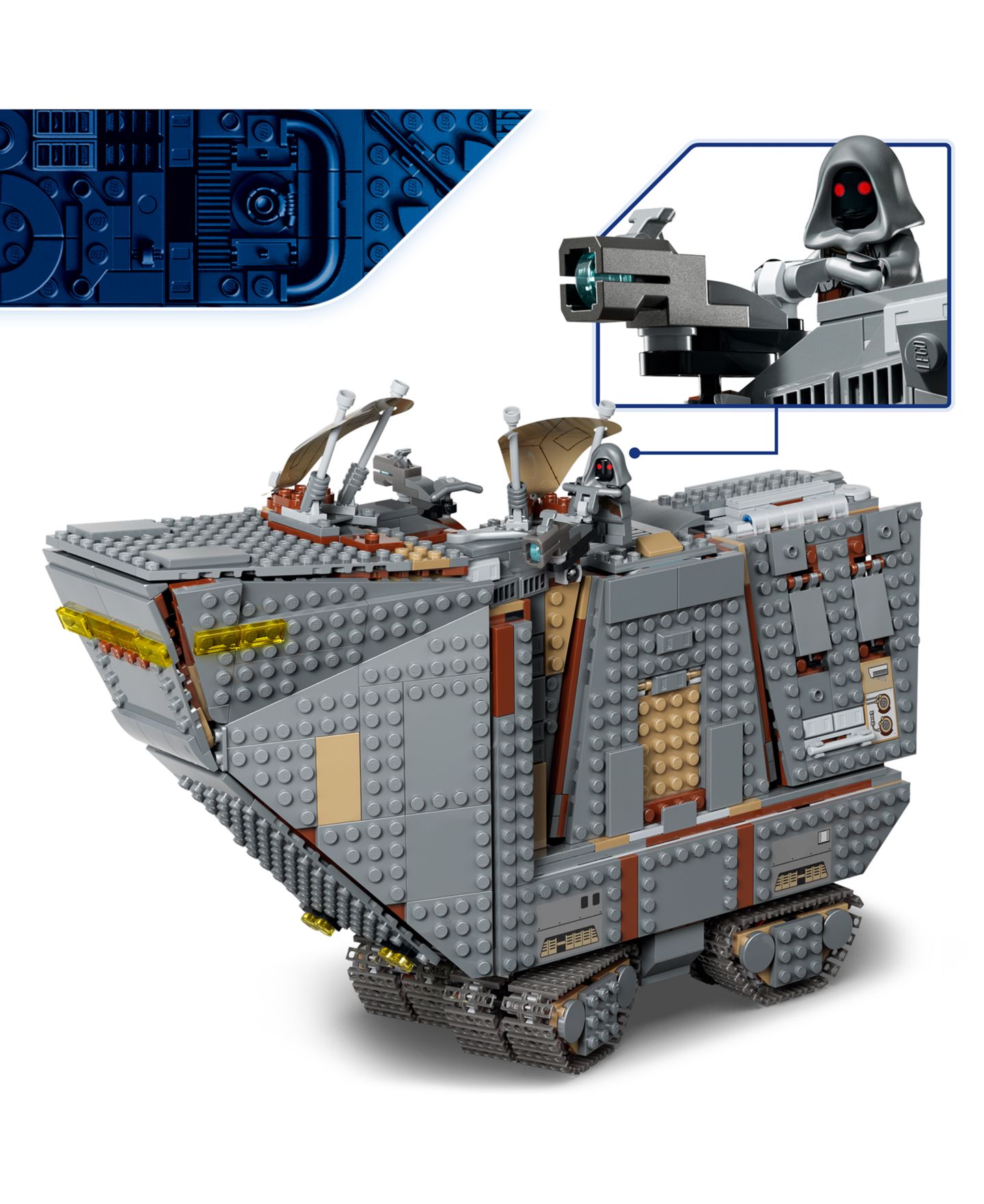 Детские конструкторы LEGO® Star Wars Offworld Sandcrawler and Mudhorn 75453, 1683 Pieces — фото 6