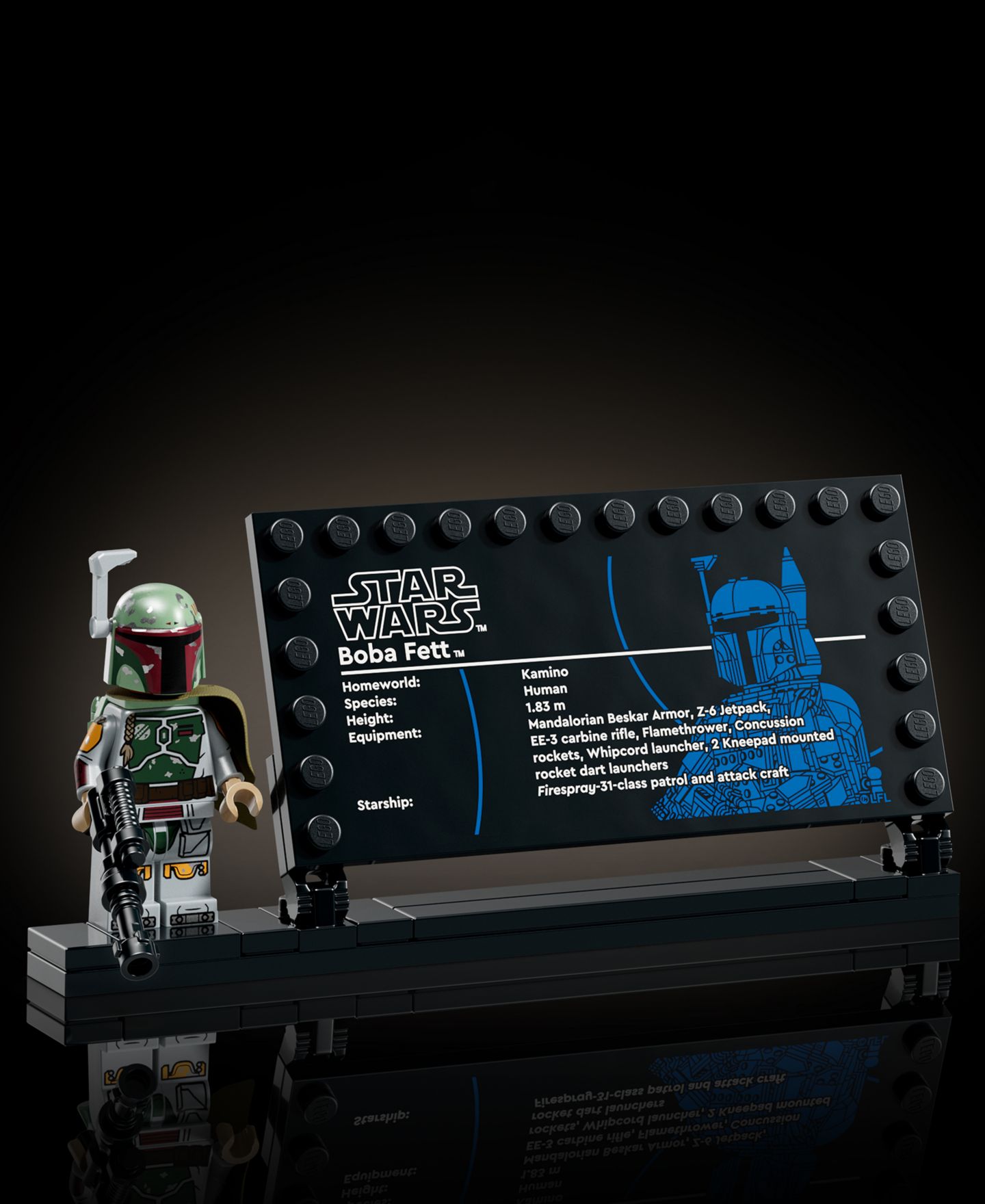 Детский конструктор LEGO® Star Wars Boba Fett Building Set 75455, 1544 Pieces — фото 4
