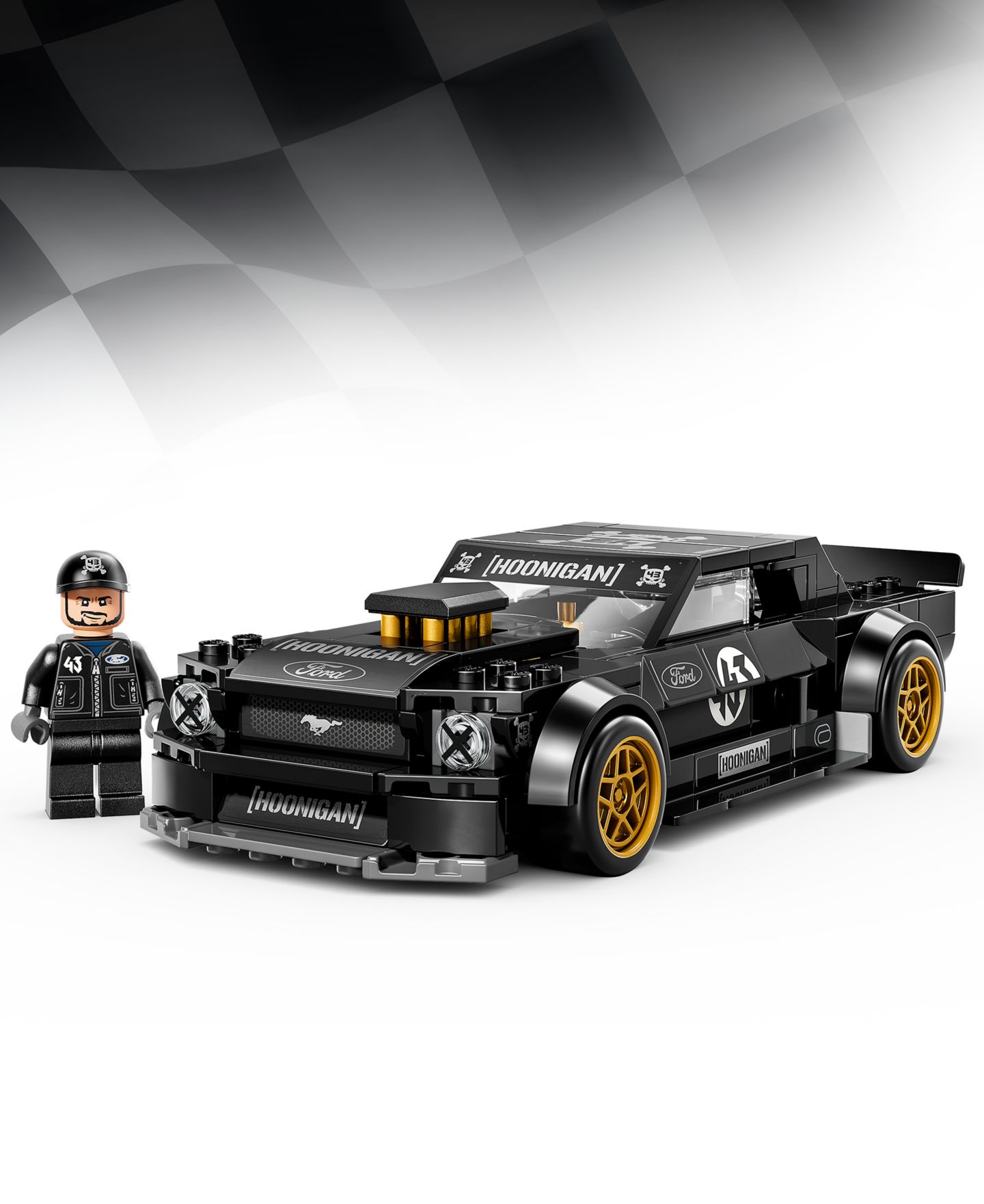 Детские конструкторы LEGO® Speed Champions Ken Block's '65 Ford Mustang Hoonicorn V1 77262, 345 Pieces — фото 2