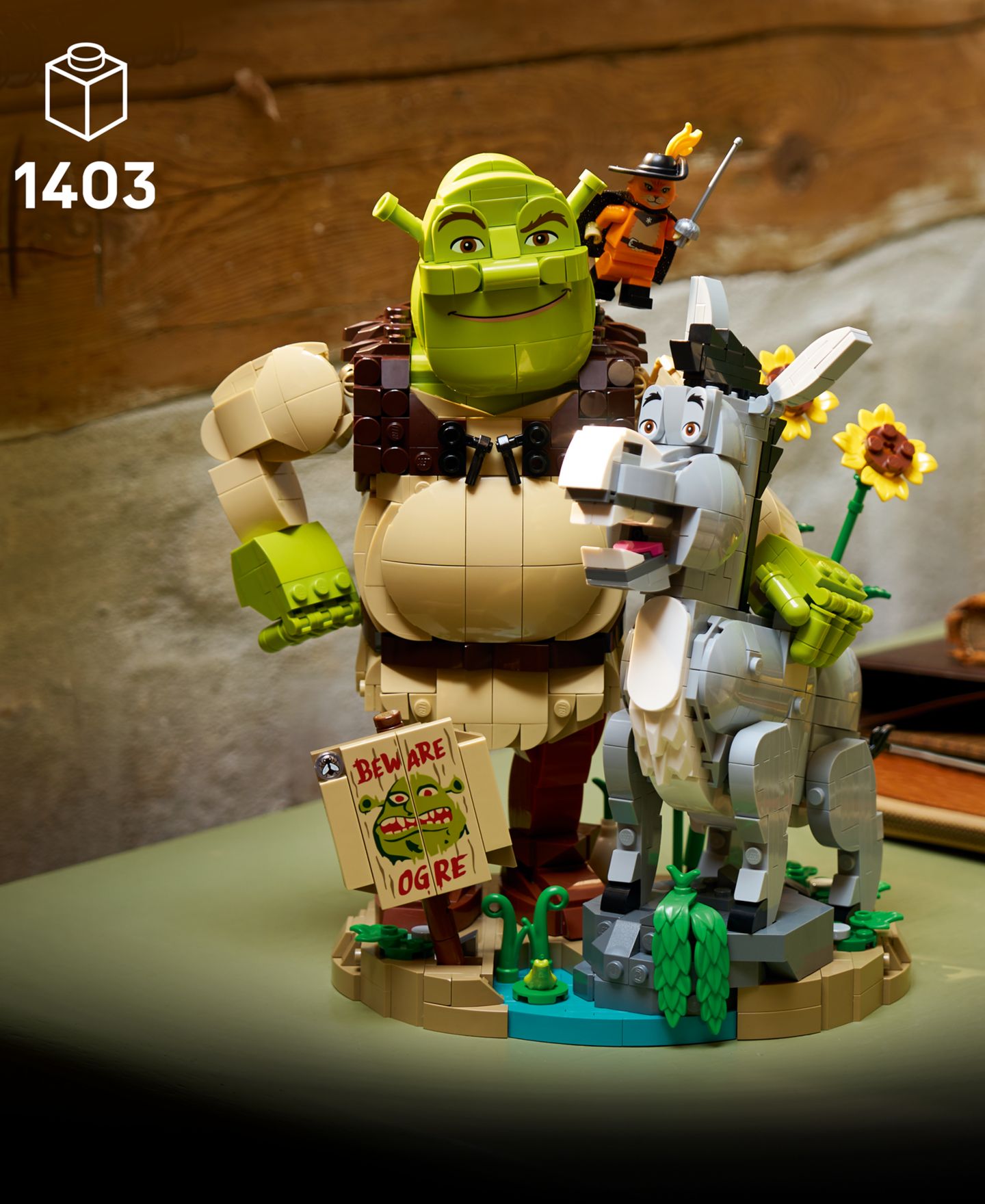 Детские конструкторы LEGO® Shrek: Shrek, Donkey Puss in Boots 72423, 1403 Pieces — фото 4