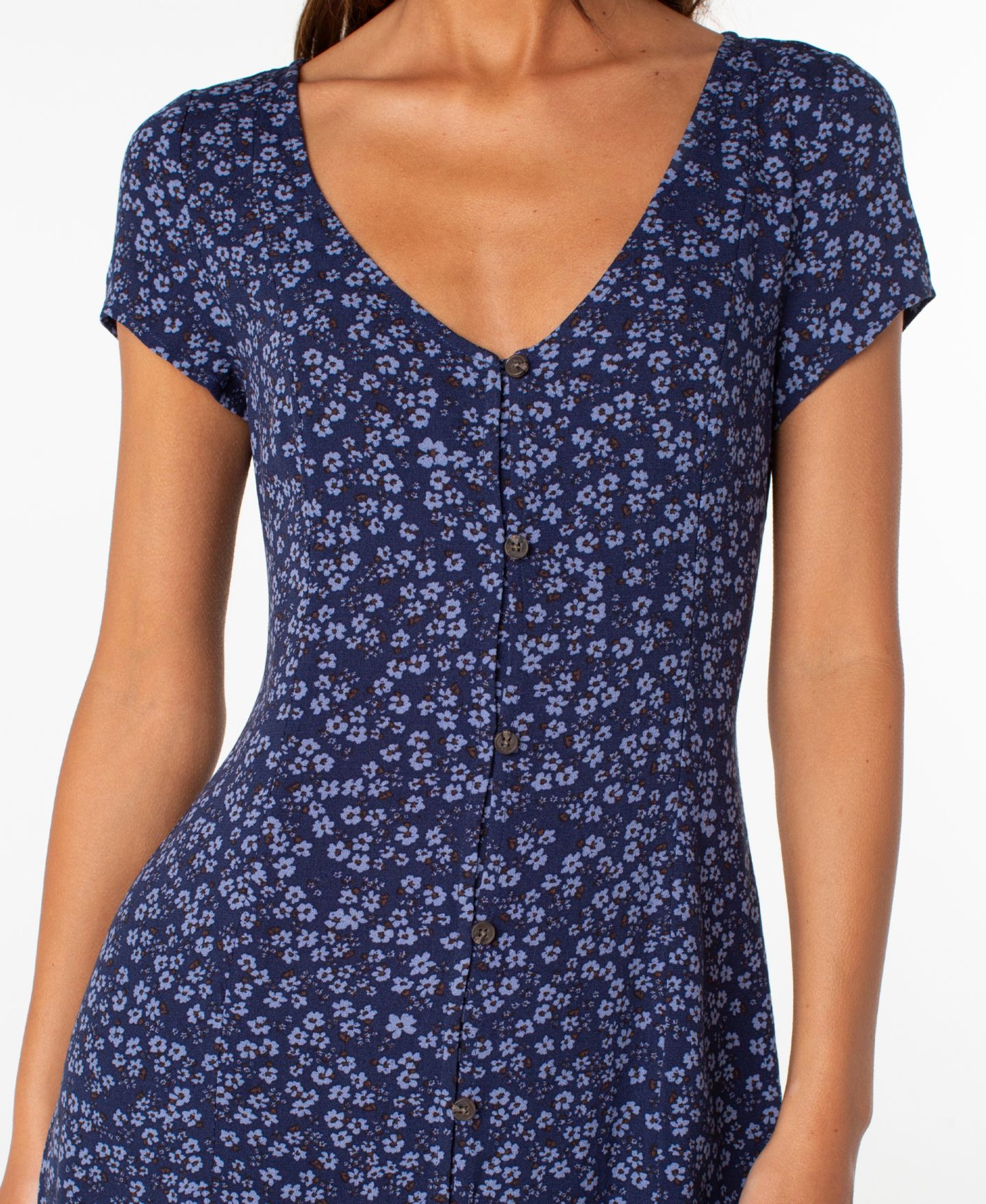 Женское платье Roxy Cool Breeze Mini, цвет: Синий — фото 3