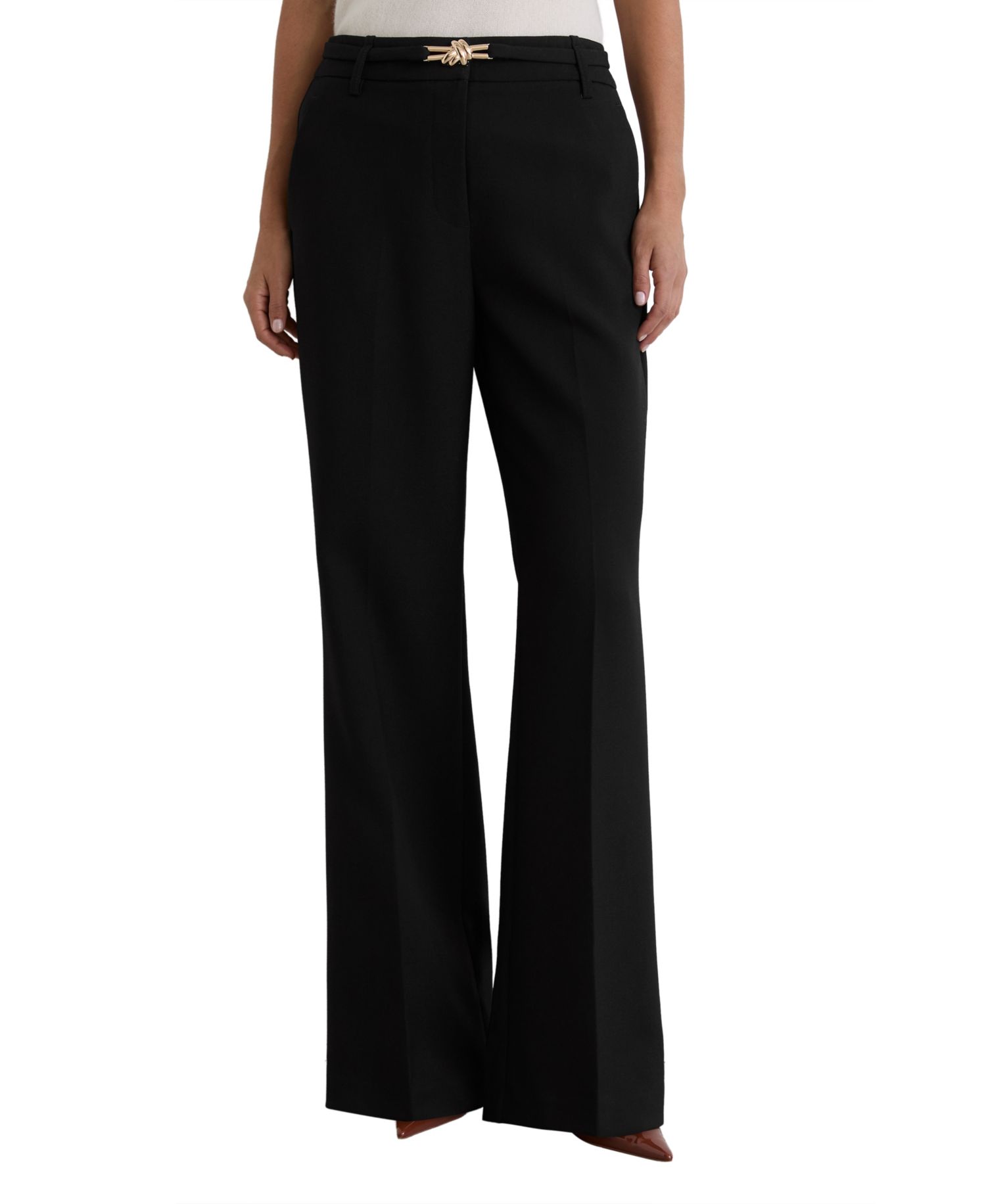Women's Leona Flared-Belted Trousers