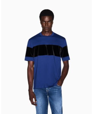 Men's Short Sleeve Colorblock Regular Plus Fit T-Shirt