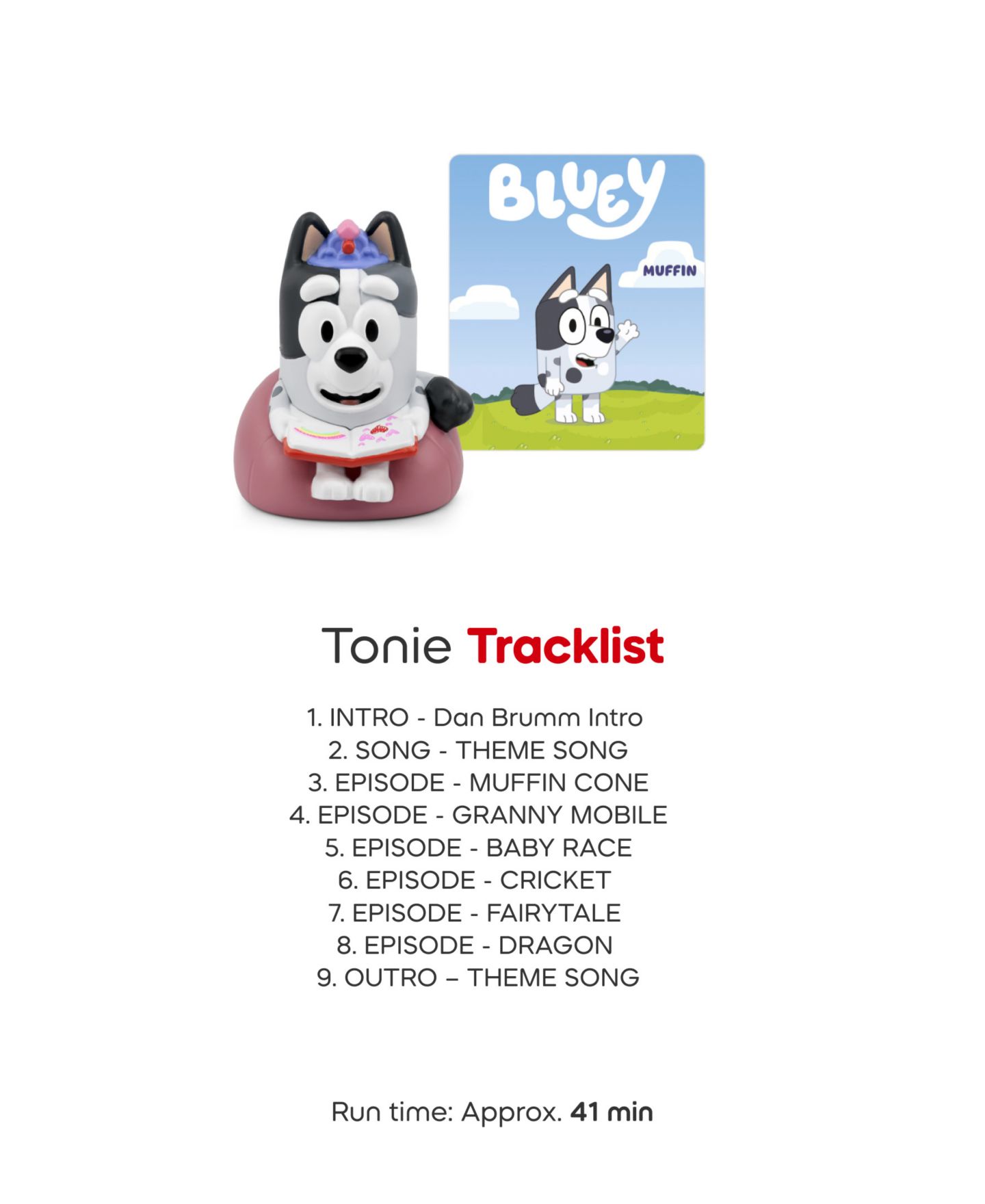 Детские игрушки Tonies Toniebox 2 Bluey Bundle Screen-Free Audio Player, Ages 3+ — фото 5