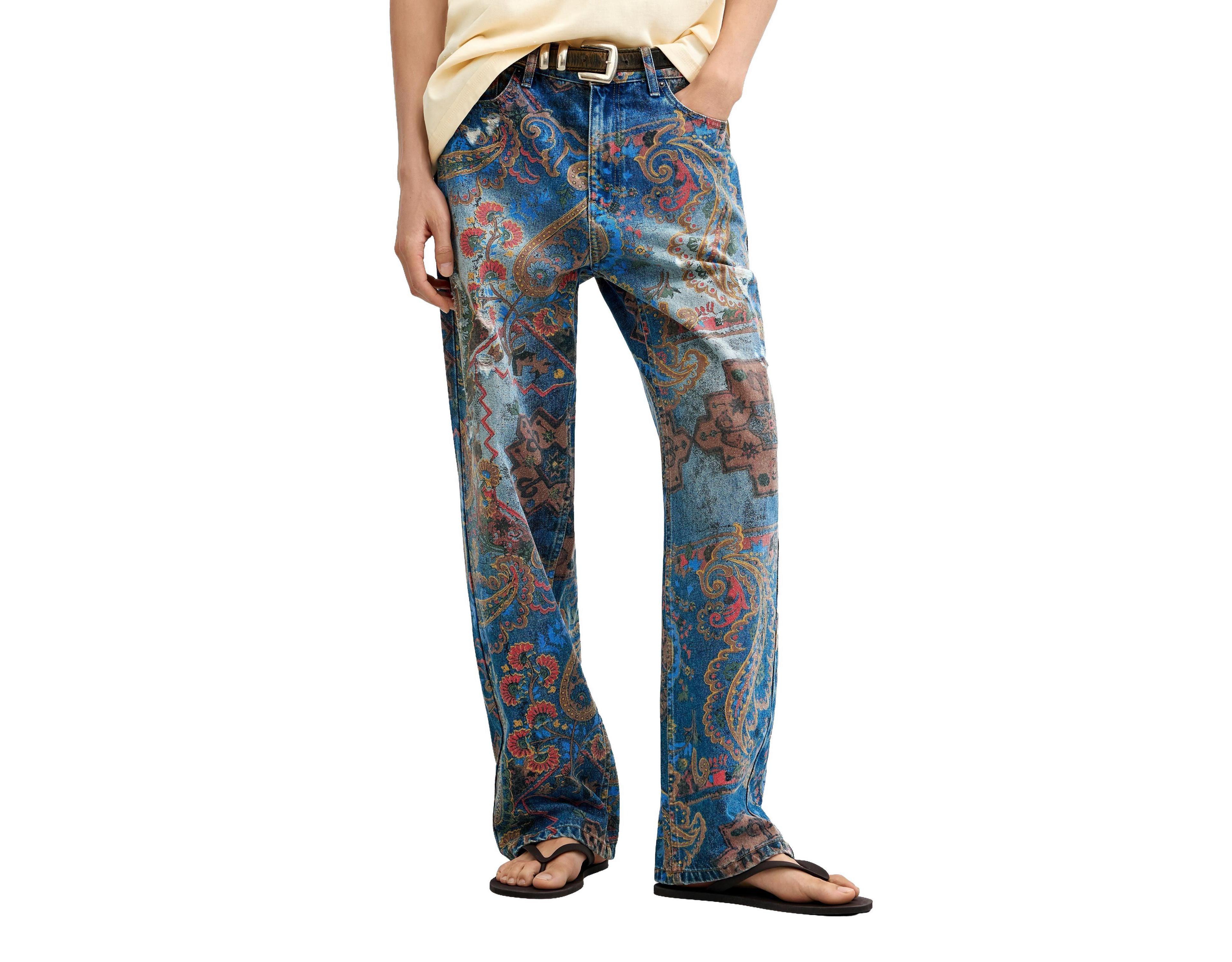 Desigual Men's Printed Jeans