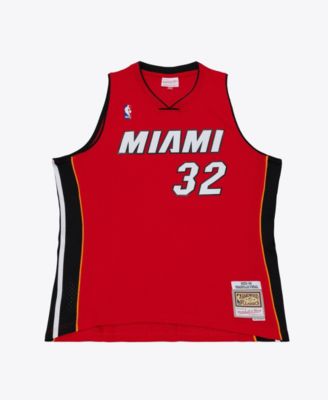 Men's Shaquille O'Neal Red Miami Heat 2005-06 Swingman Jersey