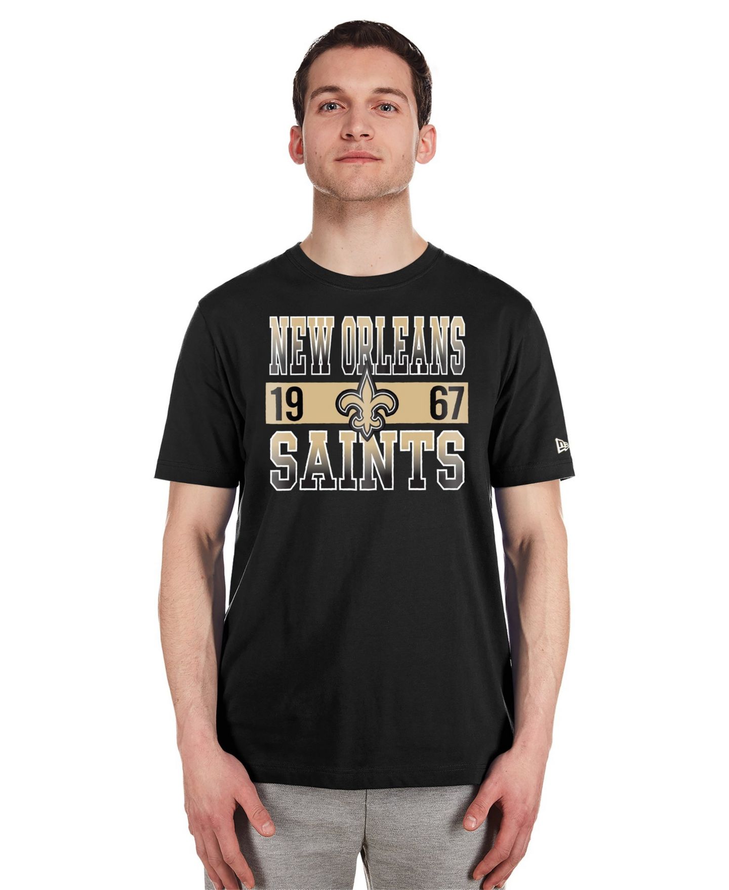 Мужская футболка New Era Black New Orleans Saints City Team — фото 2