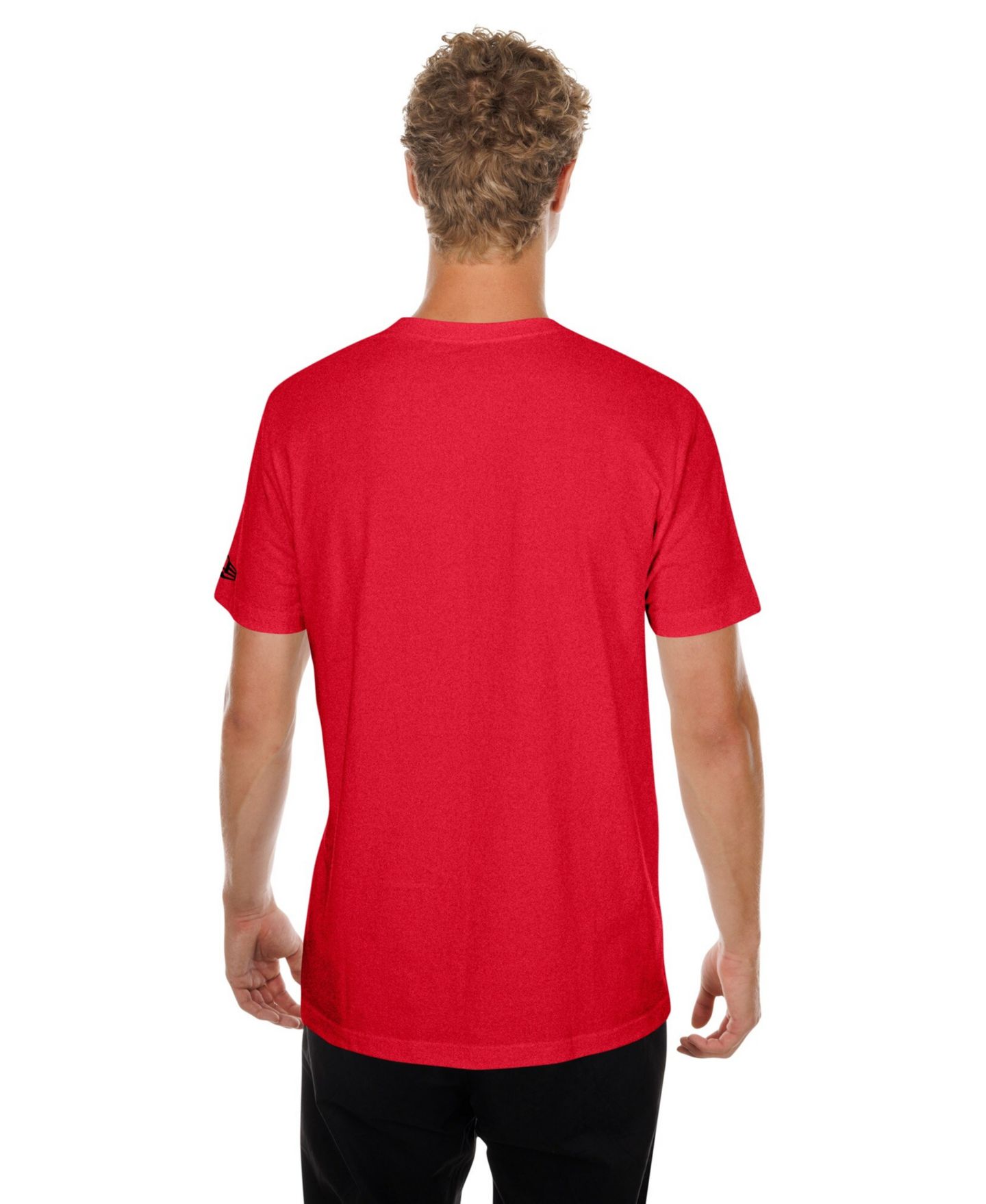 Мужская футболка New Era Red Cincinnati Reds Oversized Throwback Distressed — фото 2
