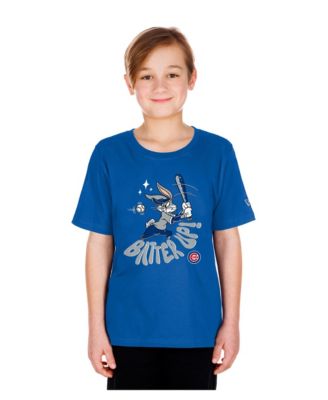 Big Boys and Girls Royal Chicago Cubs Looney Tunes T-Shirt