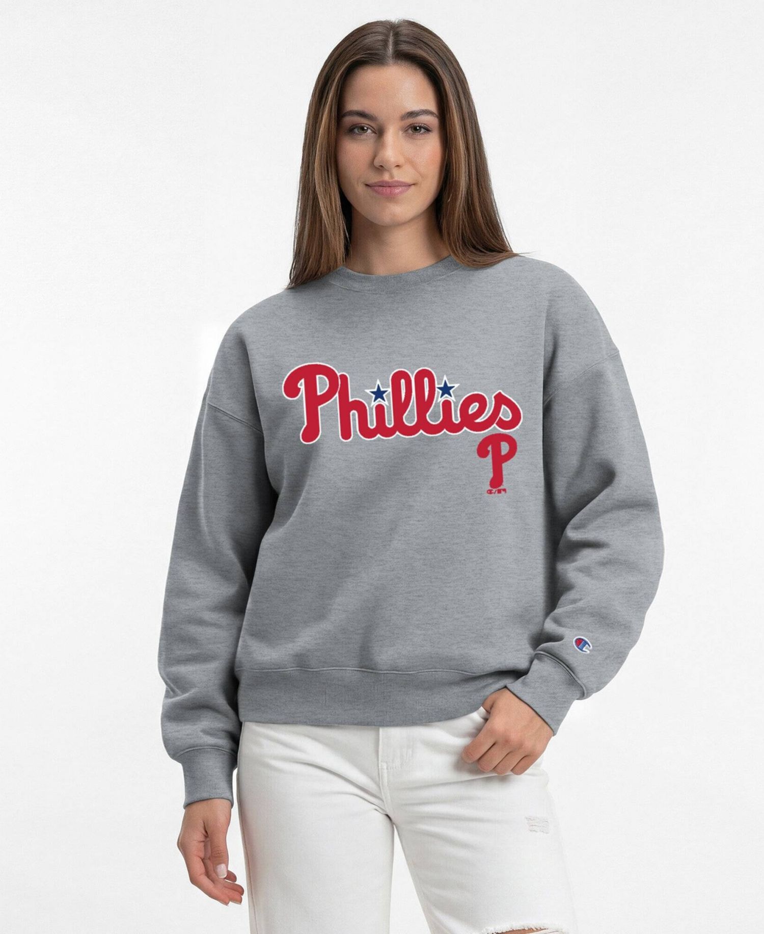 Women's Philadelphia Phillies Graphic Crewneck Sweatshirt