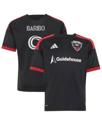 Big Boys and Girls Tai Baribo Black D.C. United 2026 Black-and-Red Kit Replica Jersey