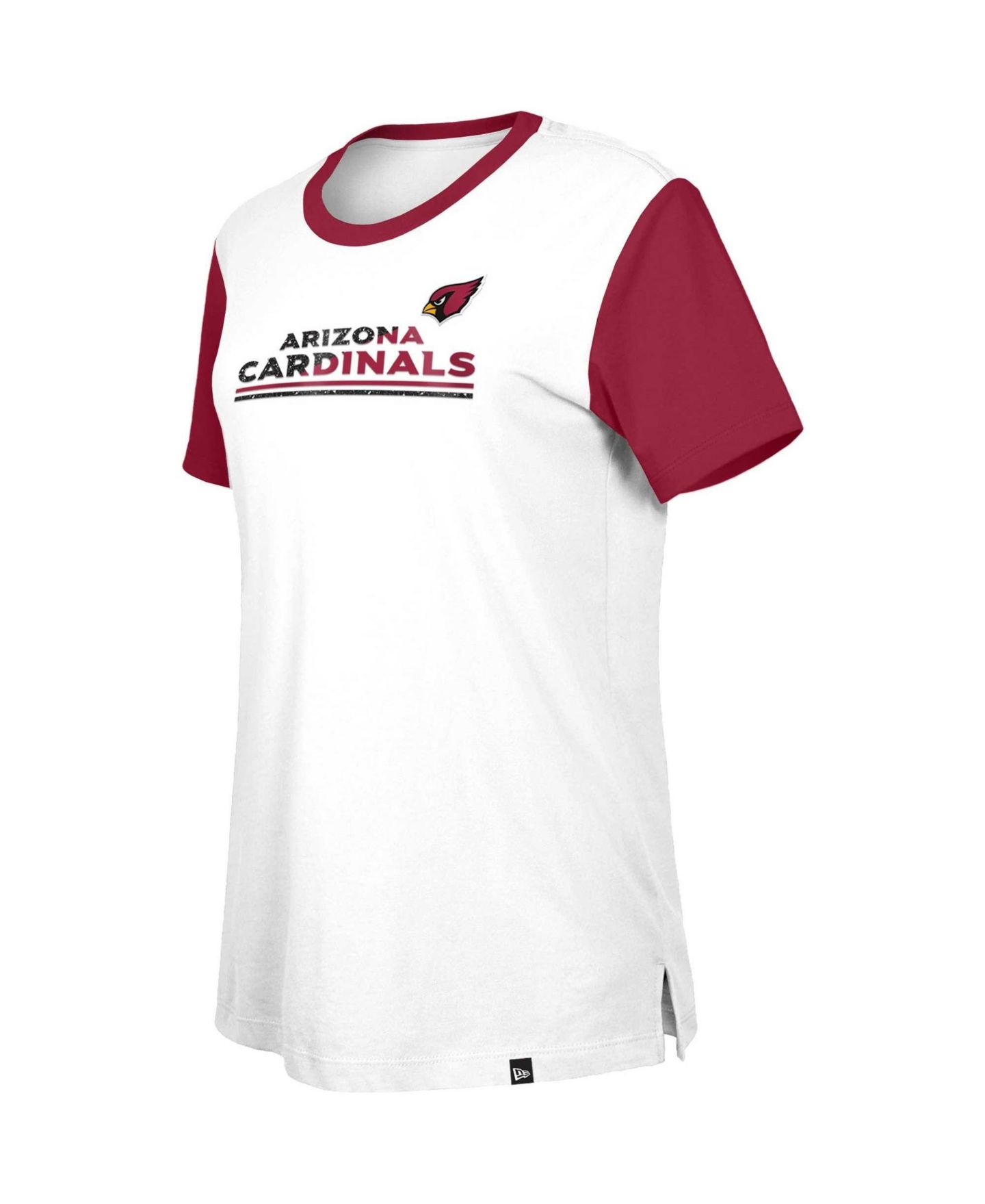 Женская футболка New Era Arizona Cardinals Third Down Color Block Crewneck — фото 2
