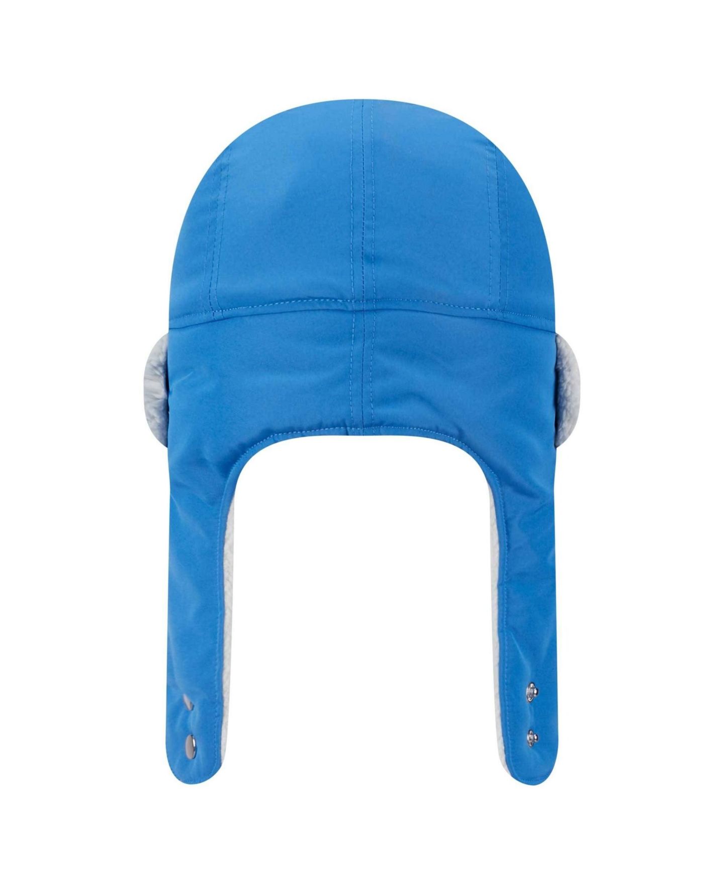 Мужской головной убор New Era Blue Detroit Lions Sherpa Trapper Hat — фото 4