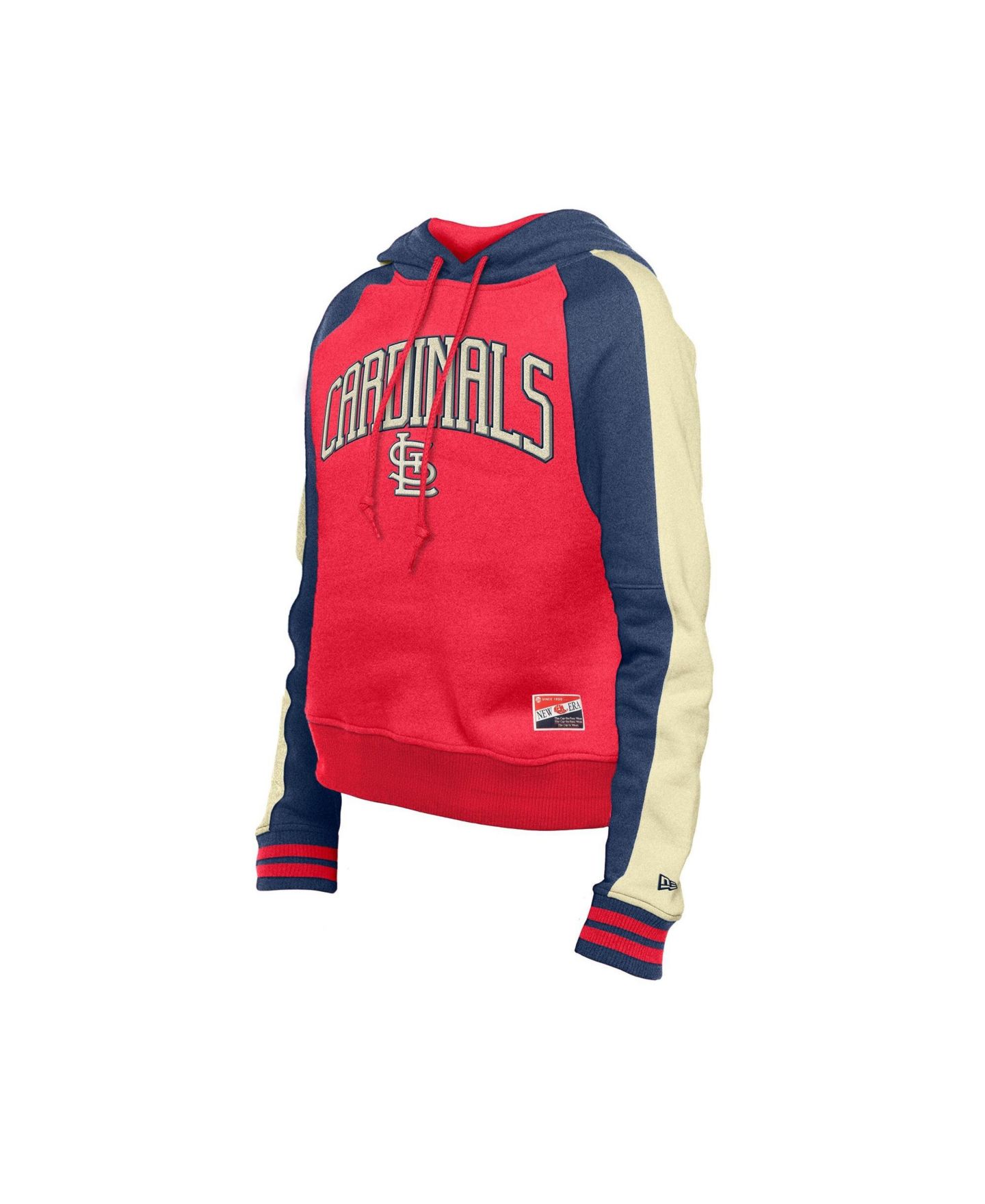 Женское худи New Era St. Louis Cardinals Cooperstown Collection Cropped Raglan — фото 3