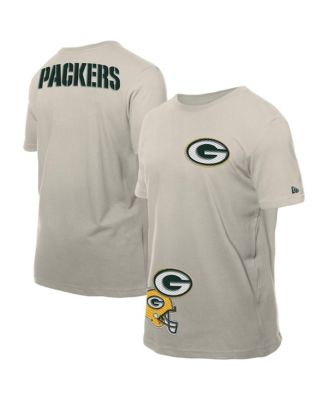Men's Light Beige Green Bay Packers Multi Patch T-Shirt