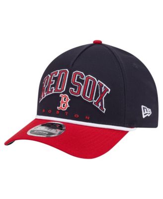 Men's Navy/Red Boston Red Sox Arch 9FORTY A-Frame M-Crown Adjustable Hat