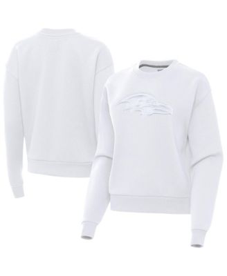 Women's Baltimore Ravens Victory Long-Sleeve Crewneck Pullover Sweatshirt