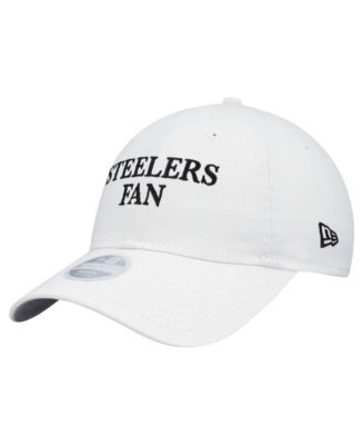 Women's White Pittsburgh Steelers Team Fan 9TWENTY Adjustable Hat