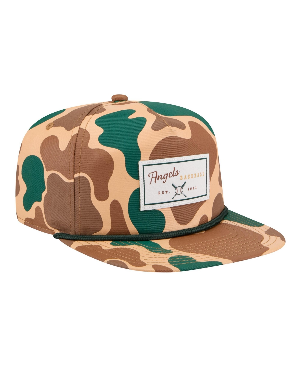 New Era Men's Camo Los Angeles Angels Duck 19TWENTY Adjustable Hat