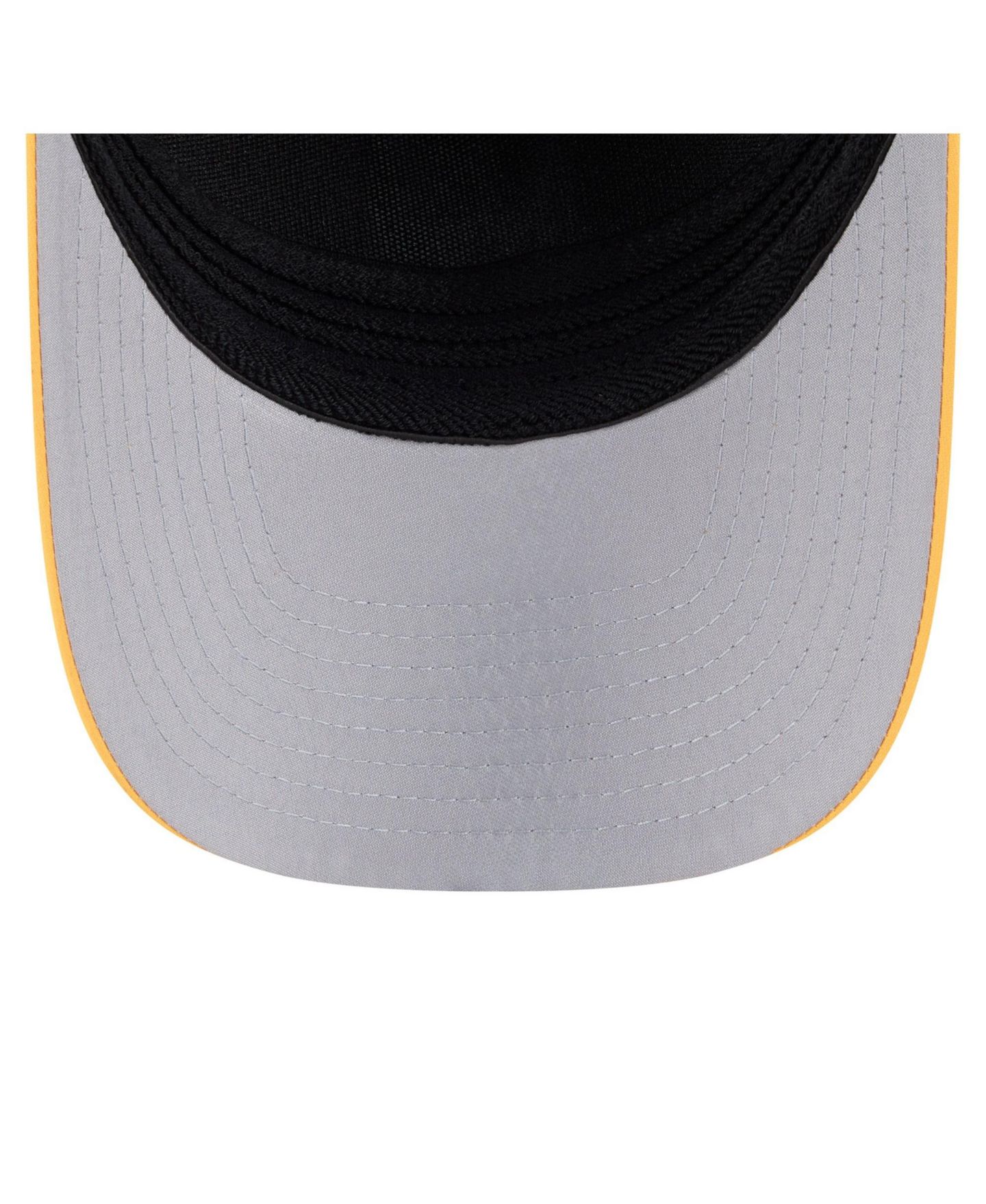 Мужская кепка New Era Black/Gold Pittsburgh Pirates Rope M-Crown A-Frame 39THIRTY Flex Hat — фото 5