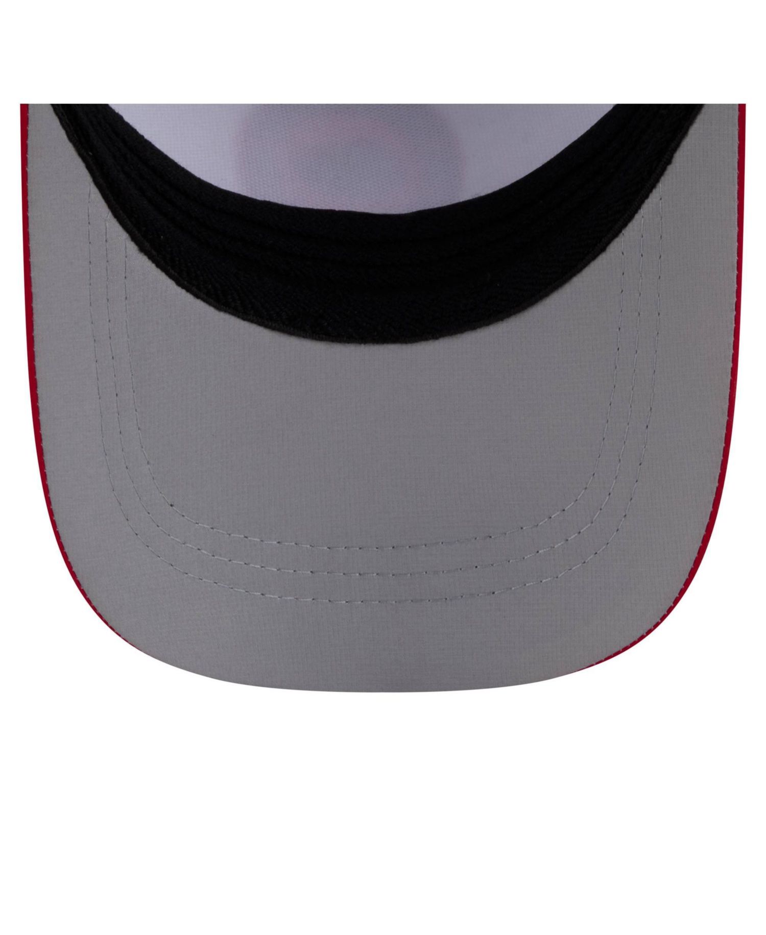 Men's White/Red Kansas City Chiefs Patch 39THIRTY A-Frame M-Crown Perforated Flex Hat