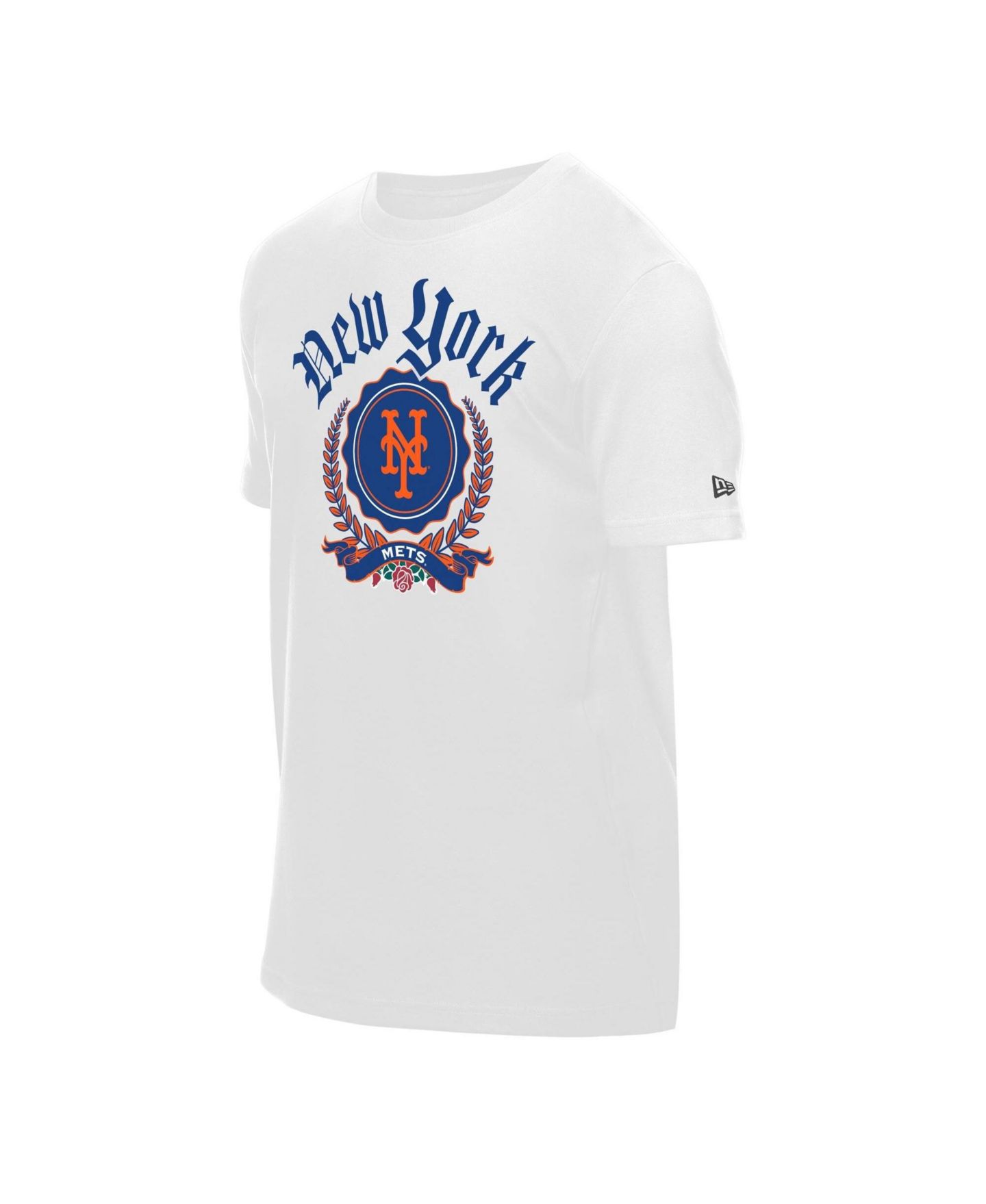 Мужская футболка New Era White New York Mets Fleur Domestic — фото 4