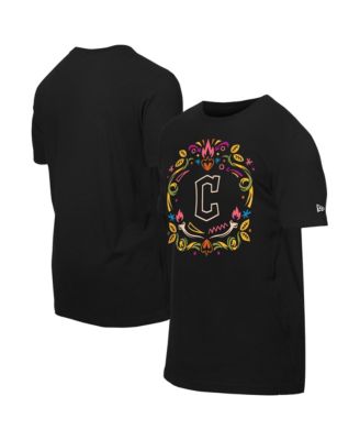 Men's Black Cleveland Guardians Día de los Muertos T-Shirt