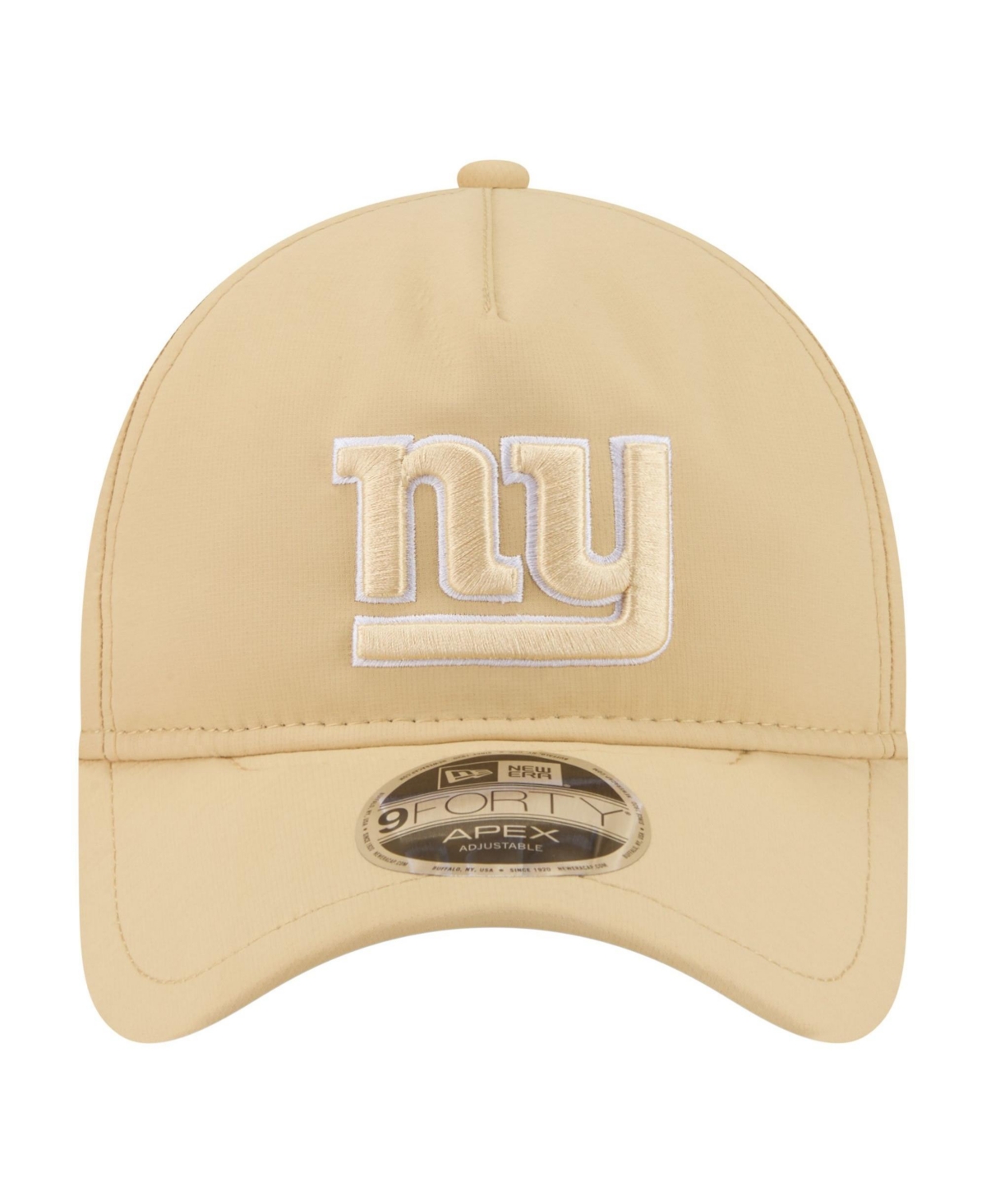 New Era Men's Tan New York Giants Apex 9FORTY Adjustable Hat