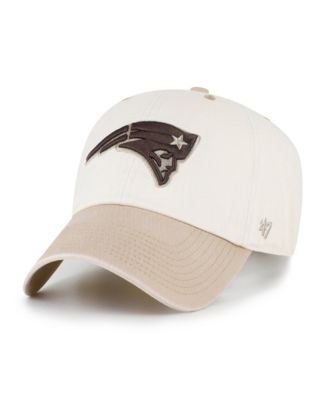 Men's Natural/Tan New England Patriots Neutral Terrain Clean Up Adjustable Hat