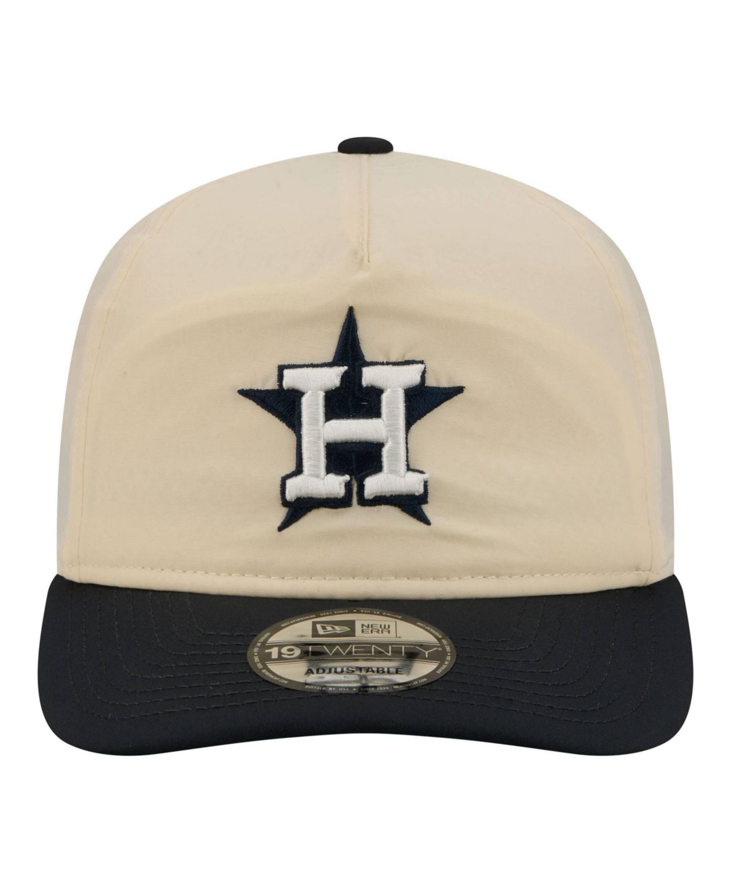 Мужская кепка New Era Cream/Navy Houston Astros Everyday 19TWENTY Adjustable Hat — фото 2