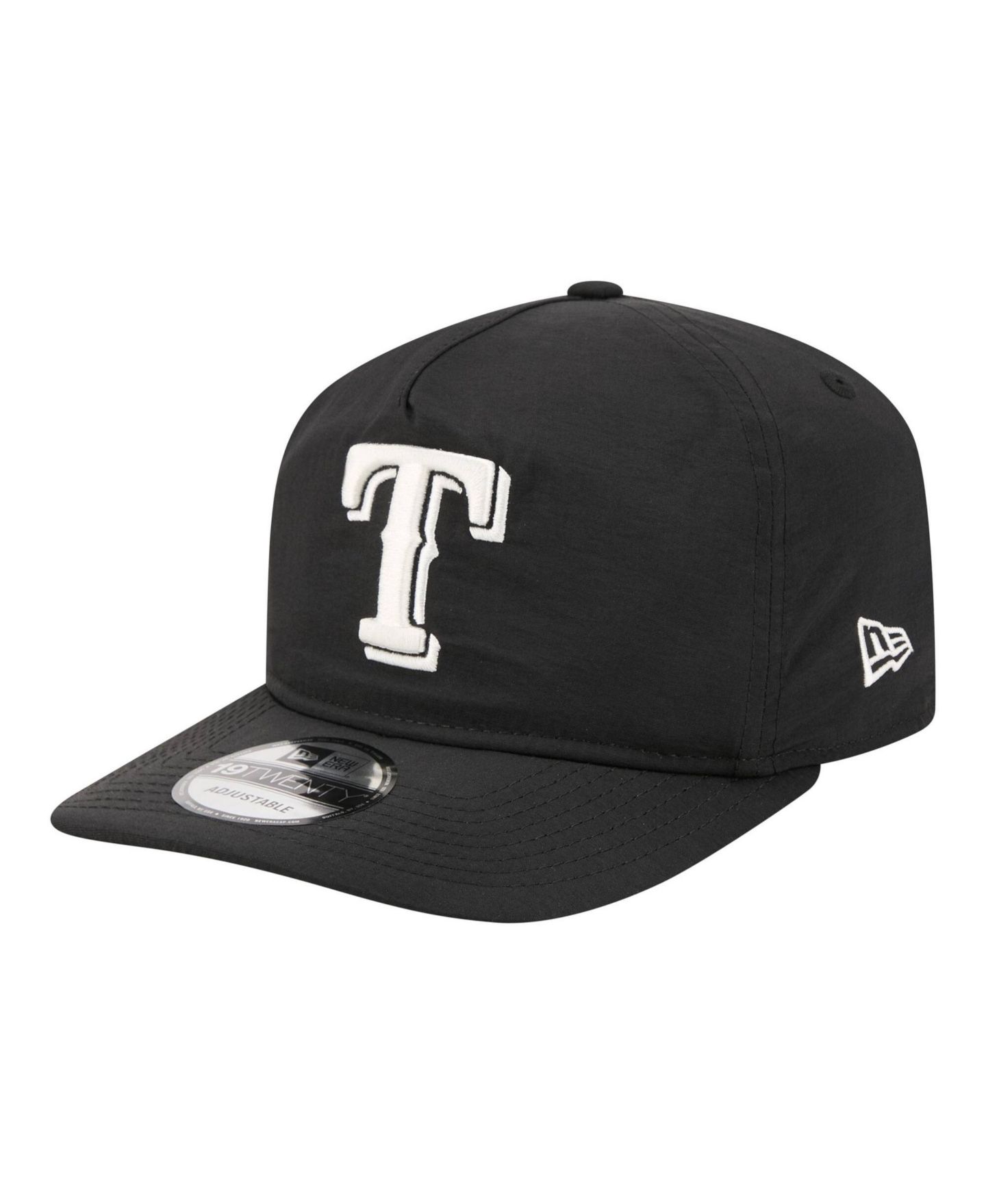 Мужская кепка New Era Black Texas Rangers Everyday 19TWENTY Adjustable Hat — фото 1