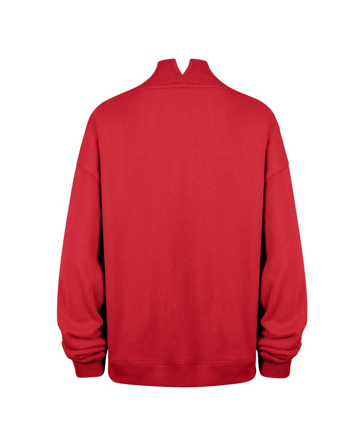 Женский свитшот '47 Brand Kansas City Chiefs Vantage Oversized Mock Neck — фото 3