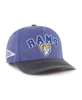 Men's Royal Los Angeles Rams Calderwood Well Worn Hitch Adjustable Hat