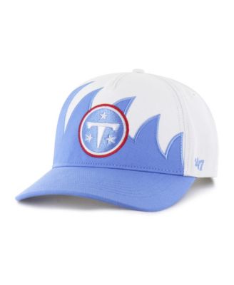 Men's White Tennessee Titans Jagged Hitch Adjustable Hat
