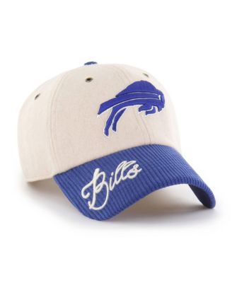 Women's Natural/Royal Buffalo Bills Rope Script Clean Up Adjustable Hat