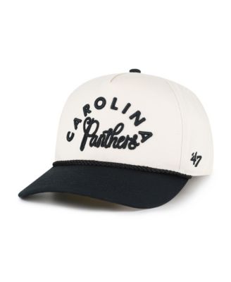 Women's Natural Carolina Panthers Rope Script Hitch Adjustable Hat