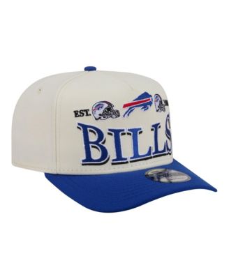 Men's Cream/Royal Buffalo Bills A-Frame 9FIFTY Snapback Hat