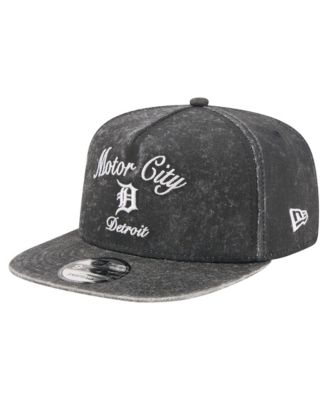 Men's Black Detroit Tigers City Slogan A-Frame 9FIFTY Snapback Hat