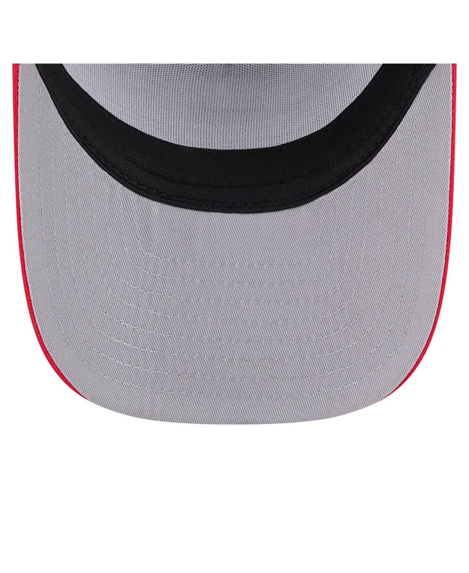 Men's White/Red Kansas City Chiefs Foodie 9FIFTY A-Frame Trucker Snapback Hat