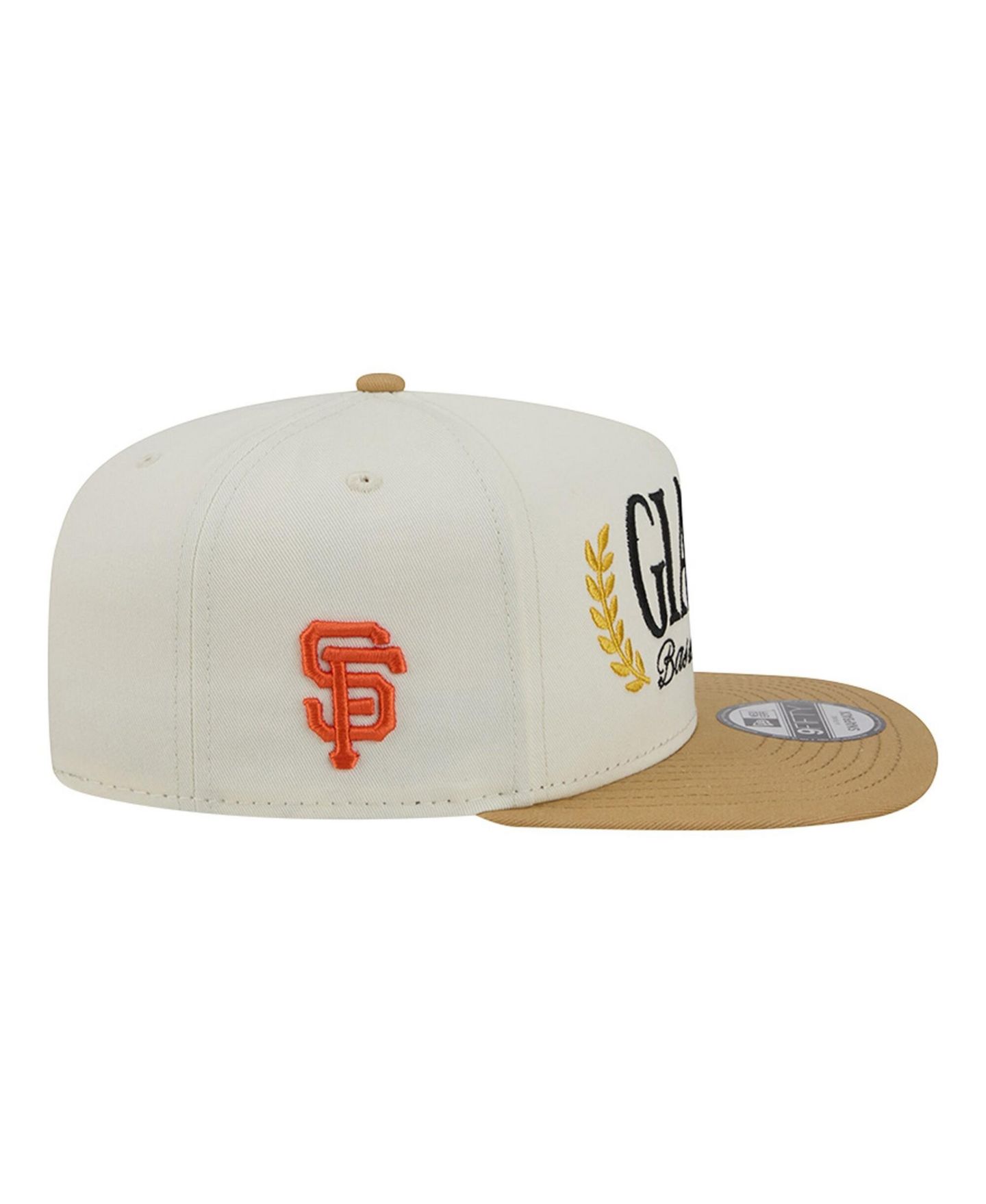 Мужская кепка New Era Cream San Francisco Giants Club 9FIFTY A-Frame Snapback Hat — фото 7