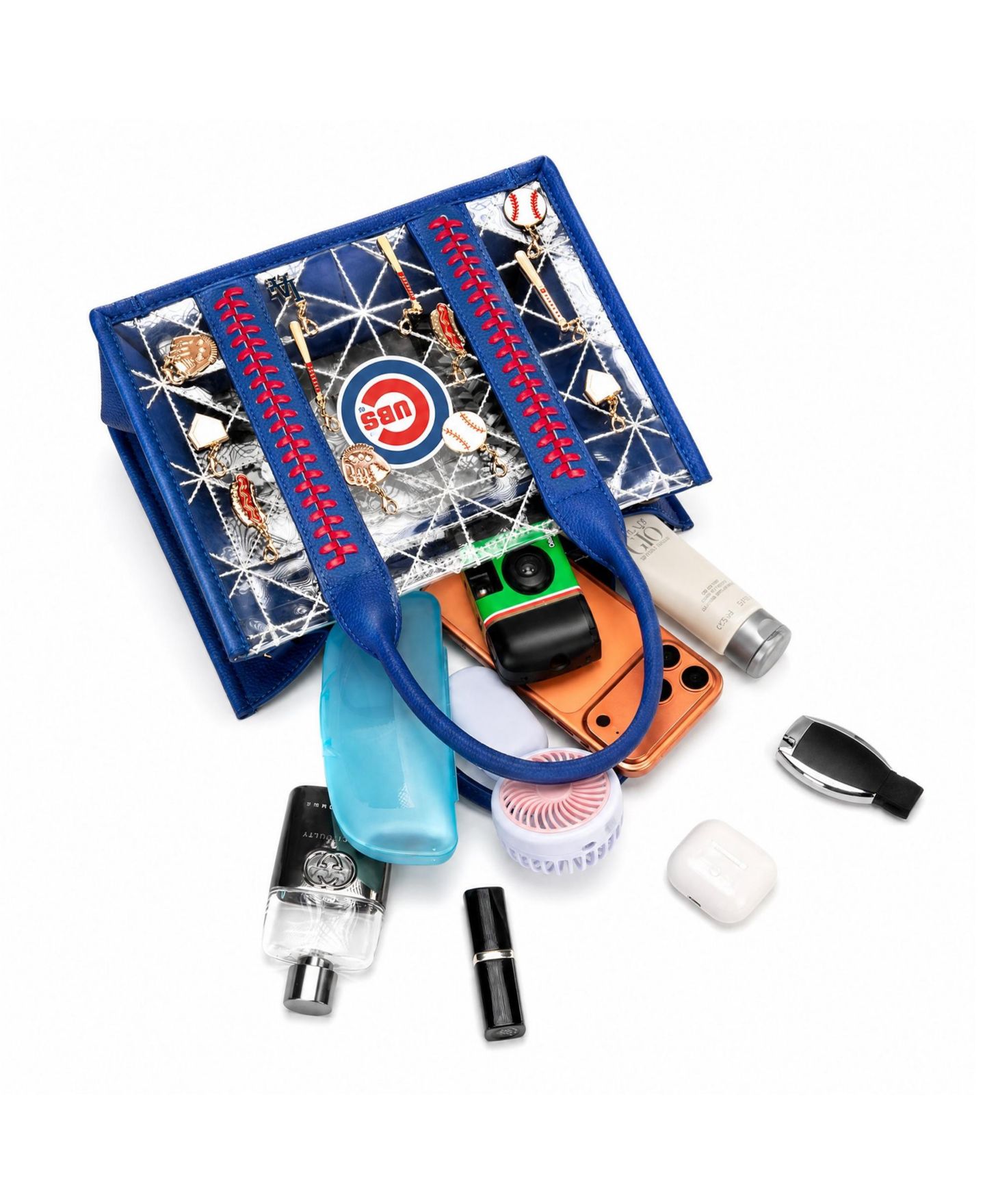 Женская сумка Montana West Chicago Cubs Charmed Whipstitch Tote — фото 8