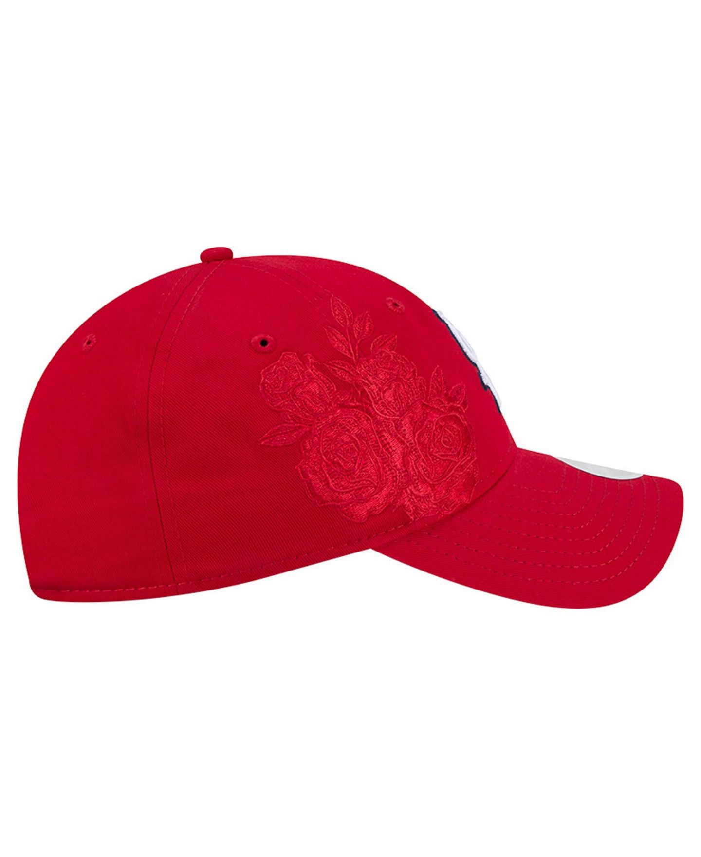 Женская кепка New Era Red St. Louis Cardinals Roses 9TWENTY Adjustable Hat — фото 7
