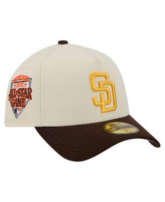 Men's Cream San Diego Padres Chrome A-Frame 59FORTY Fitted Hat