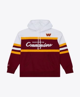 Men's Mitchell Ness Burgundy Washington Commanders Head Coach Hoodie