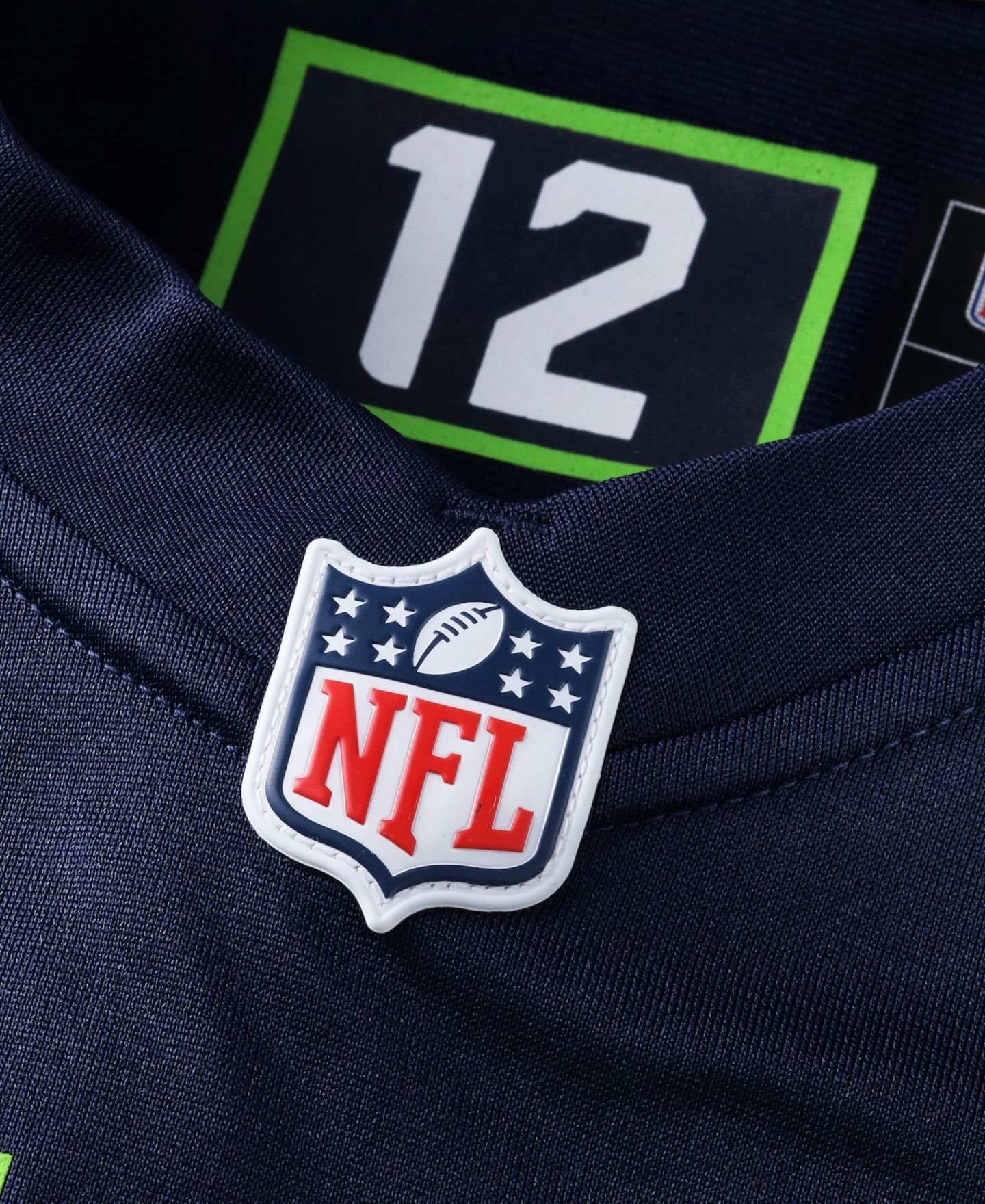 Мужской топ Nike Jadarian Price College Navy Seattle Seahawks 2026 NFL Draft First Round Pick No. 32 Team Game Jersey — фото 2