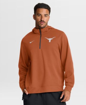 Men's Texas Orange Texas Longhorns Coaches Premium Dri-FIT Quarter-Zip Hoodie
