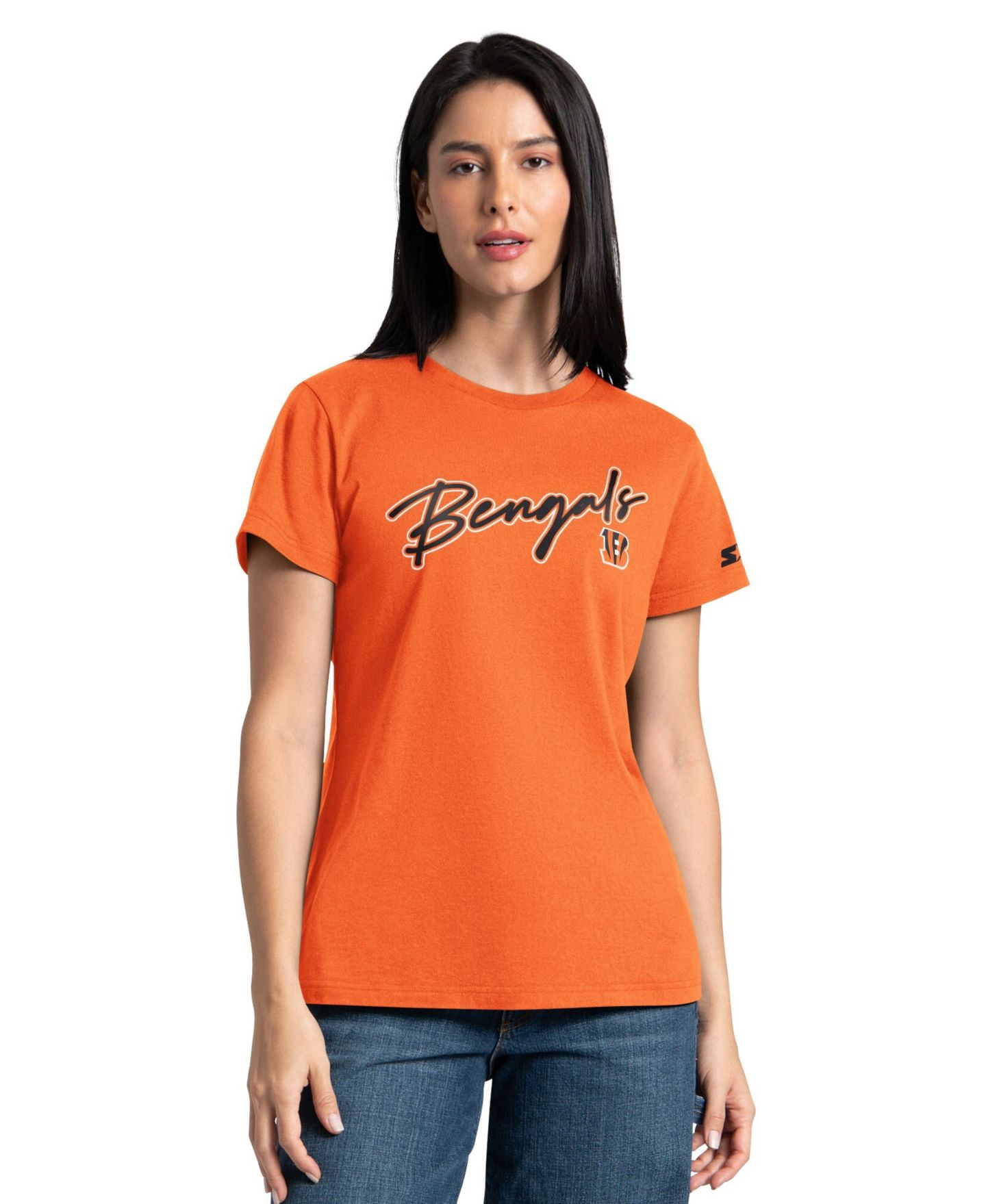 Женские футболки Starter Black/Orange Cincinnati Bengals Combo Pack — фото 3