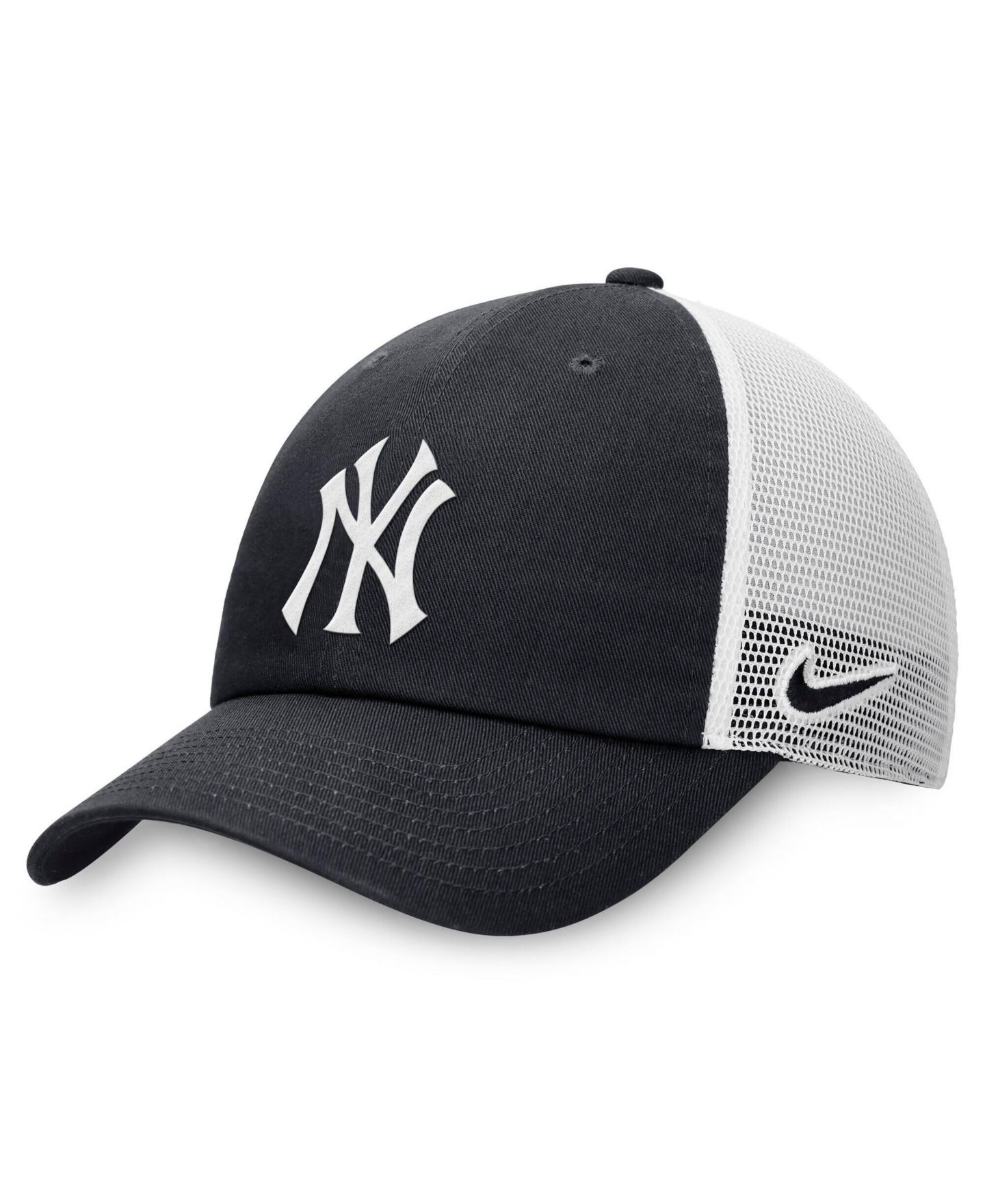 Женская кепка Nike Navy/White New York Yankees Club Trucker Adjustable Hat — фото 1