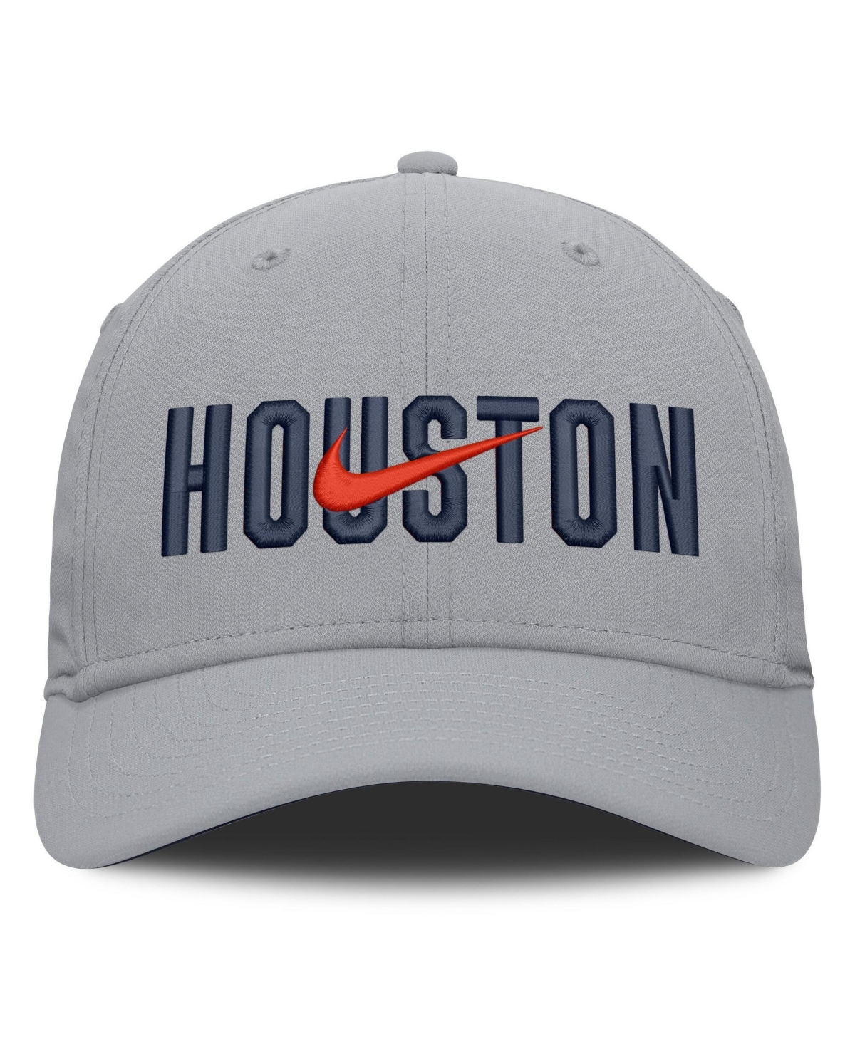 Nike Men's Gray Houston Astros Primetime Rise Dri-fit Flex Hat