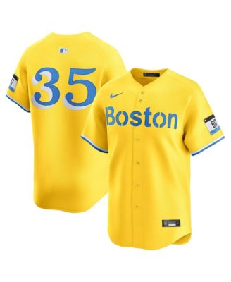 Men's Garrett Crochet Gold Boston Red Sox Alternate Limited Jersey